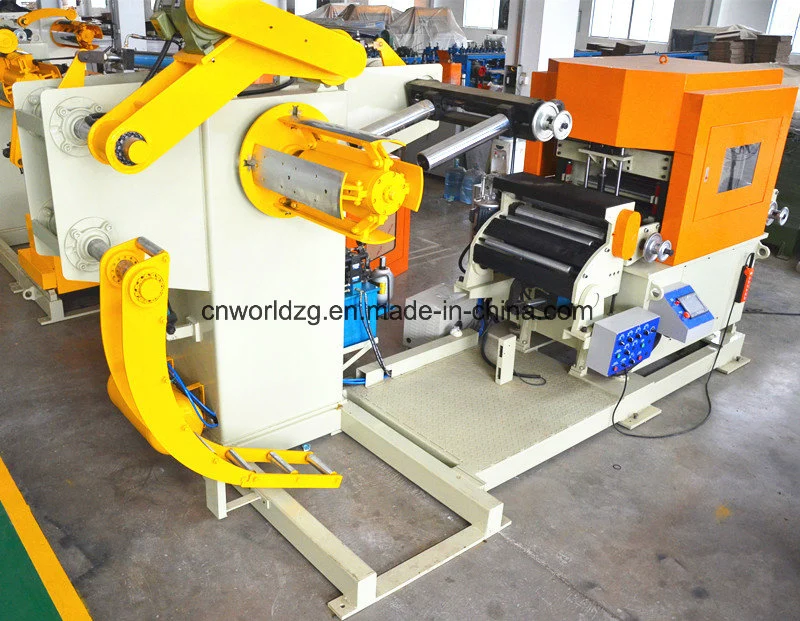 4mm Thickness 1000mm Width Steel Coil Automatic Feeder with Uncoiler