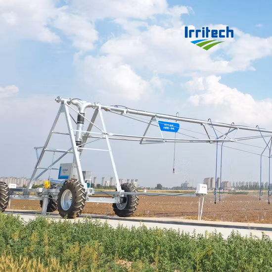 Sistema lineare di alimentazione finale per fossati a quattro ruote con carrello oscillante